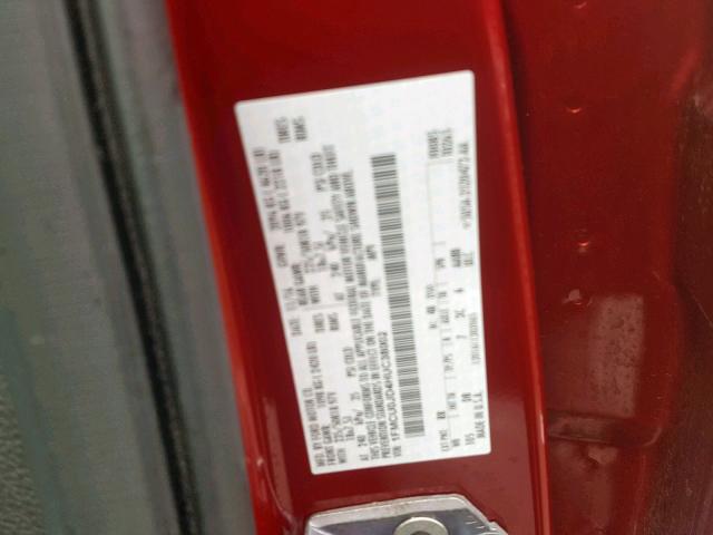 1FMCU0JD4HUC38002 - 2017 FORD ESCAPE TIT RED photo 10