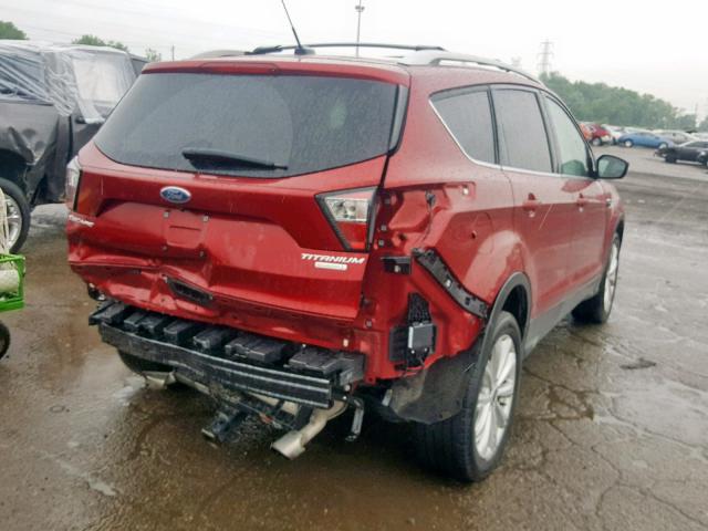 1FMCU0JD4HUC38002 - 2017 FORD ESCAPE TIT RED photo 4