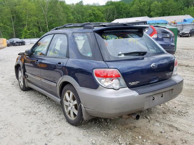 JF1GG68696H814783 - 2006 SUBARU IMPREZA OU BLUE photo 3