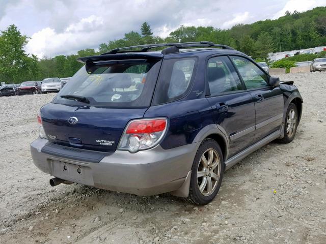 JF1GG68696H814783 - 2006 SUBARU IMPREZA OU BLUE photo 4