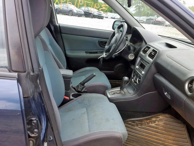 JF1GG68696H814783 - 2006 SUBARU IMPREZA OU BLUE photo 5