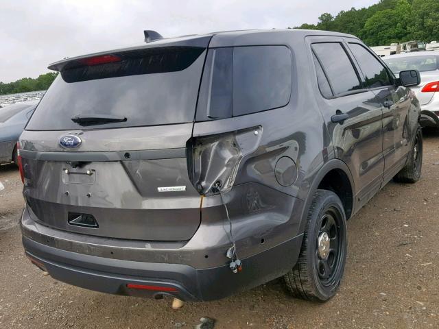 1FM5K8AT0HGB55900 - 2017 FORD EXPLORER P GRAY photo 4