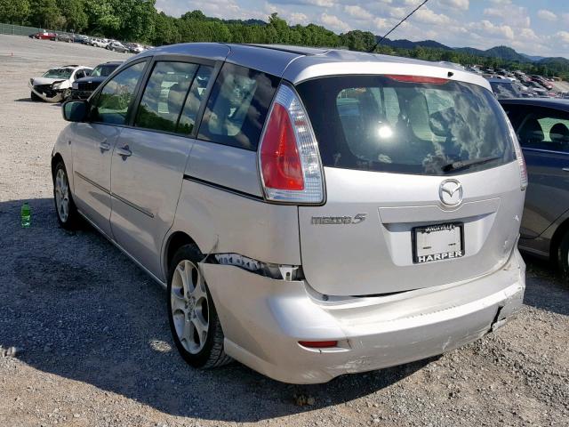 JM1CR293480304133 - 2008 MAZDA 5 SILVER photo 3