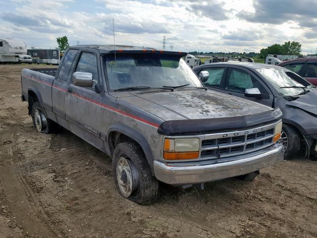 1B7GG23X3PS271731 - 1993 DODGE DAKOTA GRAY photo 1