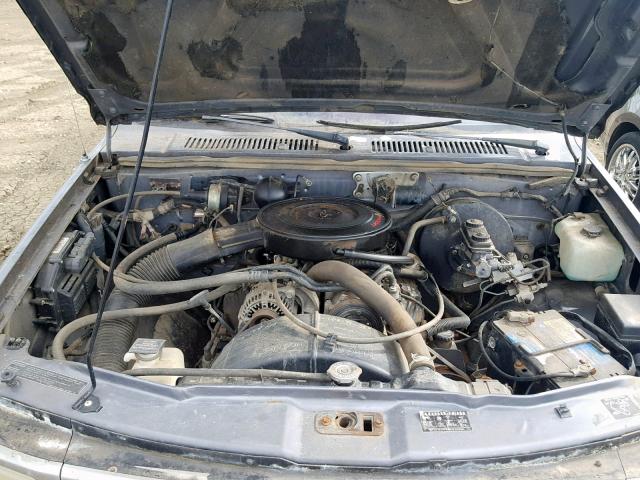 1B7GG23X3PS271731 - 1993 DODGE DAKOTA GRAY photo 7