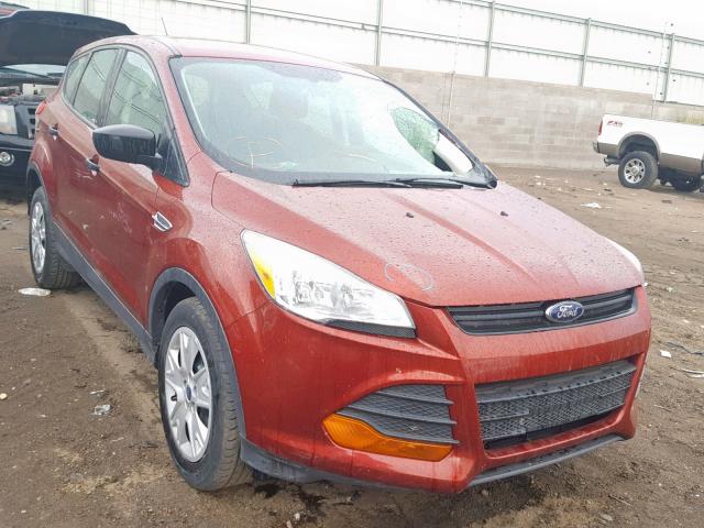 1FMCU0F70EUD01238 - 2014 FORD ESCAPE S RED photo 1