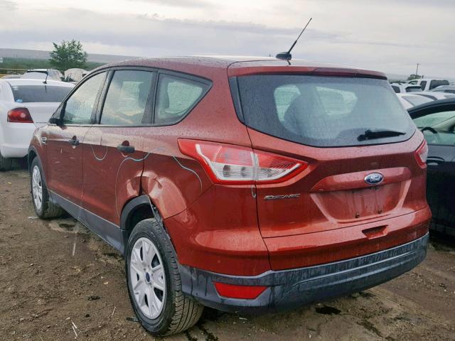 1FMCU0F70EUD01238 - 2014 FORD ESCAPE S RED photo 3