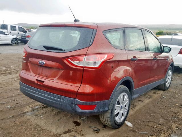 1FMCU0F70EUD01238 - 2014 FORD ESCAPE S RED photo 4