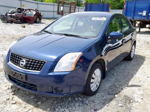 3N1AB61E38L735147 - 2008 NISSAN SENTRA 2.0 BLUE photo 2