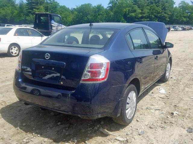 3N1AB61E38L735147 - 2008 NISSAN SENTRA 2.0 BLUE photo 4