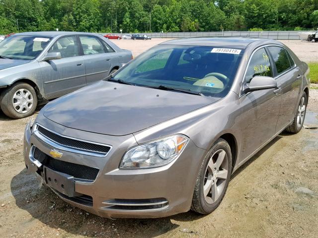 1G1ZC5E16BF371380 - 2011 CHEVROLET MALIBU 1LT GRAY photo 2