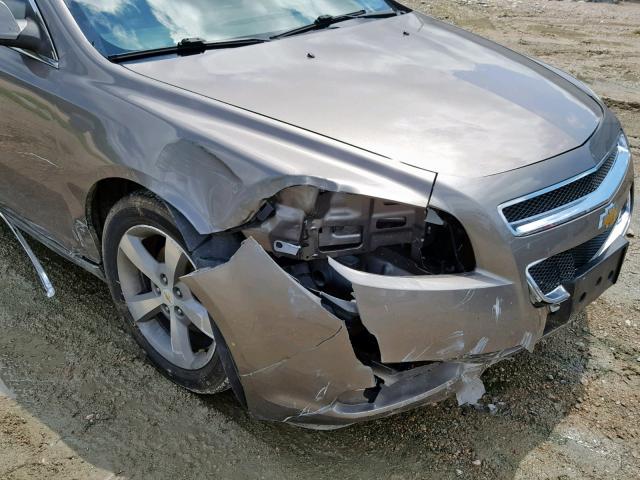 1G1ZC5E16BF371380 - 2011 CHEVROLET MALIBU 1LT GRAY photo 9