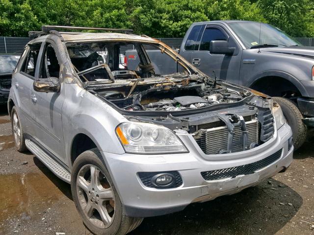 4jgbb22e07a254542 2007 Mercedes Benz Ml 320 Cdi Silver