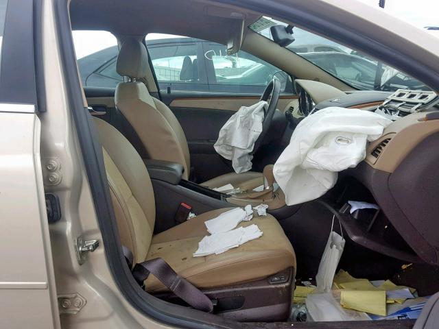 1G1ZF5E77CF351751 - 2012 CHEVROLET MALIBU 3LT თაფლისფერი ფოტო 5