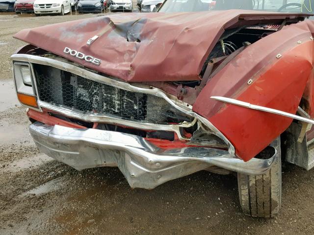 1B7GD14E8BS173061 - 1981 DODGE D-SERIES D RED photo 9