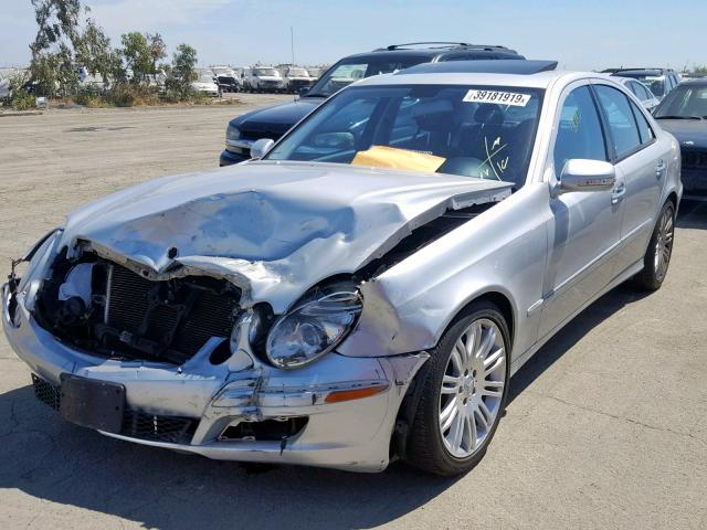 WDBUF56X97B065234 - 2007 MERCEDES-BENZ E 350 SILVER photo 2