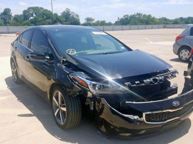 3KPFL4A85HE118948 - 2017 KIA FORTE EX BLACK photo 1