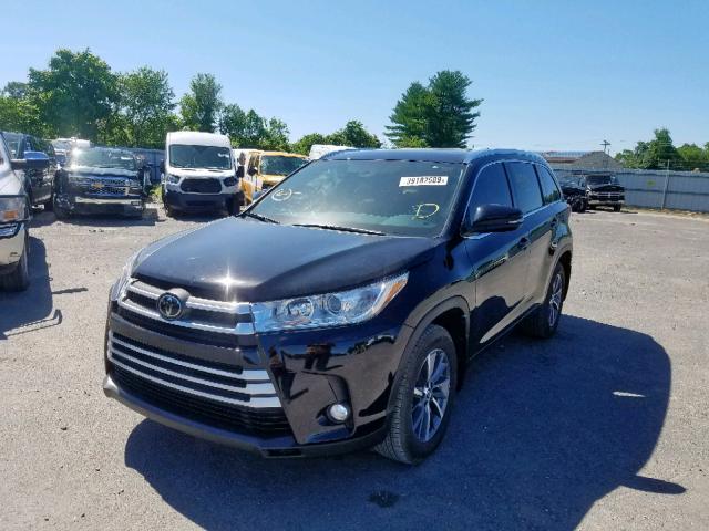 5TDJZRFH3JS897759 - 2018 TOYOTA HIGHLANDER BLUE photo 2