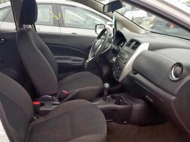 3N1CE2CP8FL445846 - 2015 NISSAN VERSA NOTE WHITE photo 5