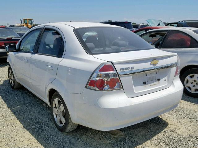 KL1TD5DE7BB187384 - 2011 CHEVROLET AVEO LS WHITE photo 3