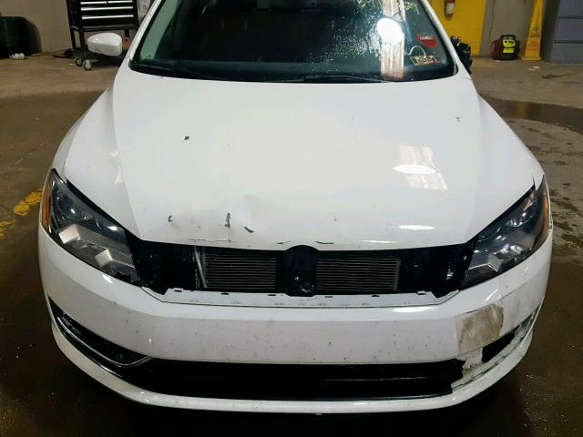 1VWBT7A38EC099963 - 2014 VOLKSWAGEN PASSAT SE WHITE photo 7