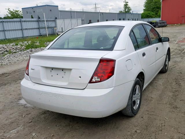 1G8AF52F55Z165735 - 2005 SATURN ION LEVEL WHITE photo 4