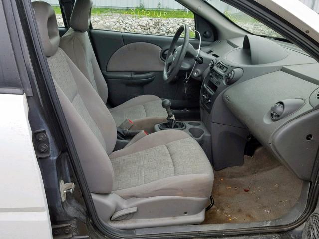1G8AF52F55Z165735 - 2005 SATURN ION LEVEL WHITE photo 5