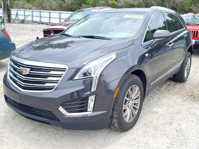 1GYKNBRS3HZ255057 - 2017 CADILLAC XT5 LUXURY GRAY photo 2