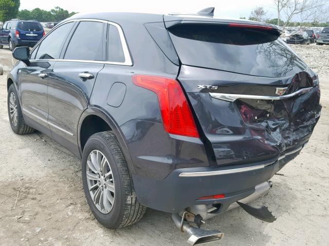 1GYKNBRS3HZ255057 - 2017 CADILLAC XT5 LUXURY GRAY photo 3