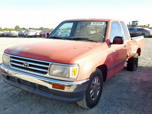 JT4TN12D1V0035254 - 1997 TOYOTA T100 XTRAC RED photo 2