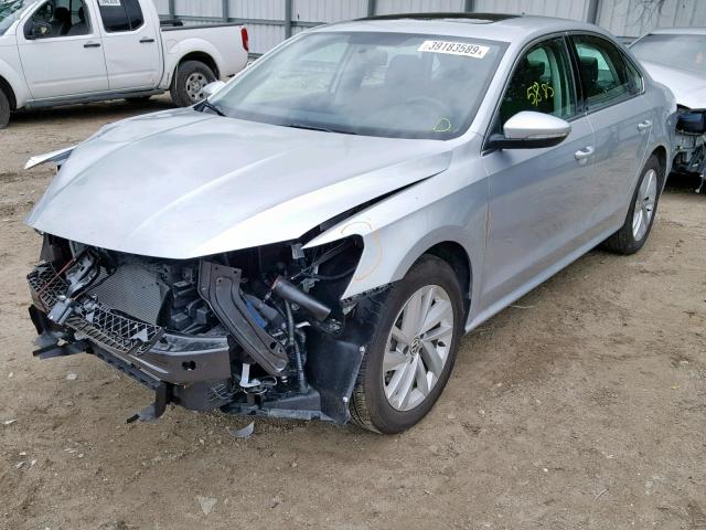 1VWBA7A35JC024654 - 2018 VOLKSWAGEN PASSAT SE SILVER photo 2