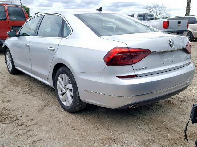 1VWBA7A35JC024654 - 2018 VOLKSWAGEN PASSAT SE SILVER photo 3