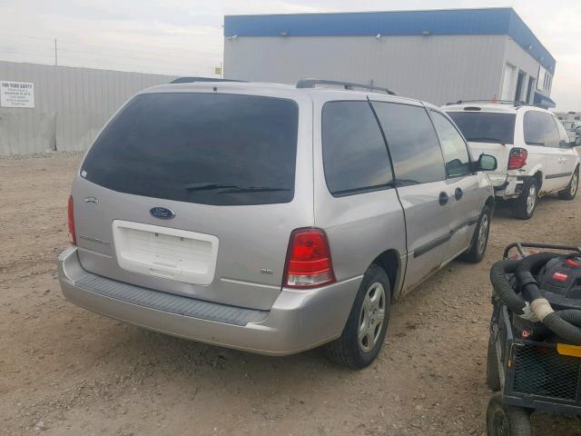 2FMZA516X4BB00739 - 2004 FORD FREESTAR S SILVER photo 4