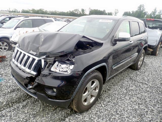 1C4RJEBG8CC150923 - 2012 JEEP GRAND CHER BLACK photo 2