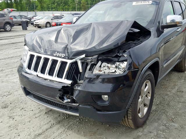 1C4RJEBG8CC150923 - 2012 JEEP GRAND CHER BLACK photo 9