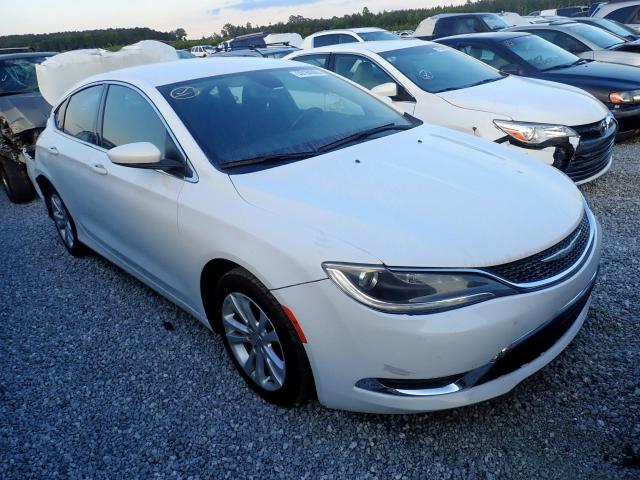 1C3CCCAB9FN659684 - 2015 CHRYSLER 200 LIMITE WHITE photo 1