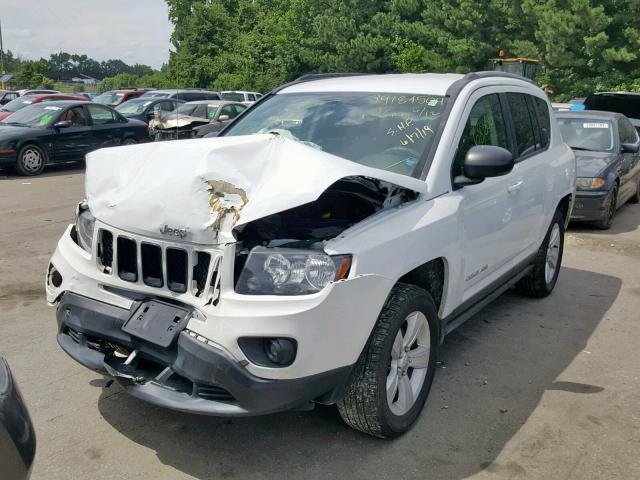 1C4NJDBB3GD617775 - 2016 JEEP COMPASS SP თეთრი ფოტო 2