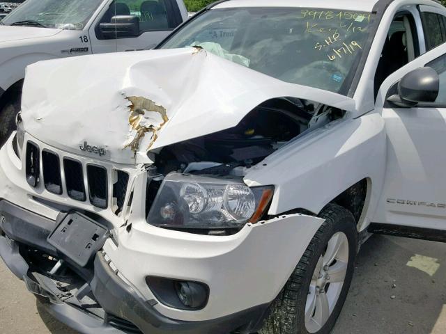 1C4NJDBB3GD617775 - 2016 JEEP COMPASS SP თეთრი ფოტო 7