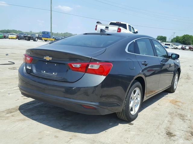 1G1ZB5ST8HF253297 - 2017 CHEVROLET MALIBU LS გრაფიტი ფოტო 4