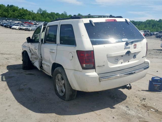 1J8HR58N95C559356 - 2005 JEEP GRAND CHER WHITE photo 3