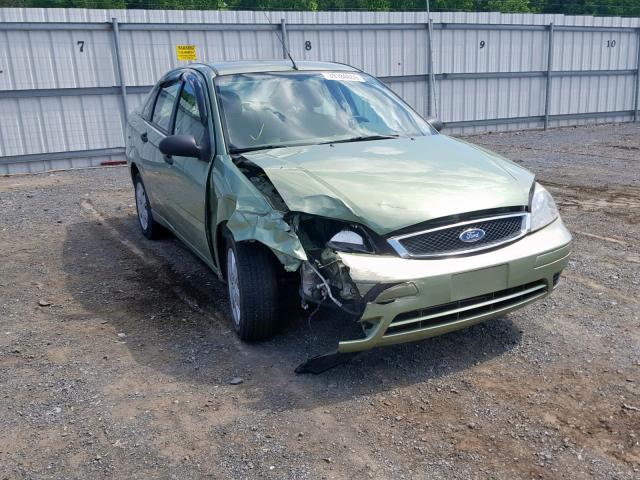 1FAHP34N97W362802 - 2007 FORD FOCUS ZX4 GREEN photo 1