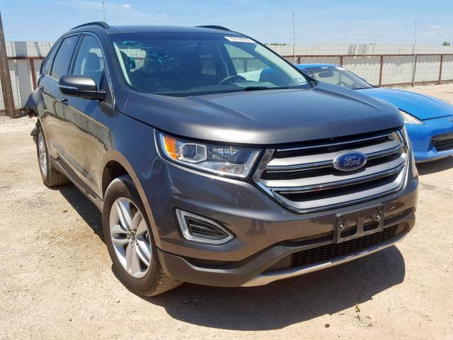 2FMPK4J87HBC69395 - 2017 FORD EDGE SEL GRAY photo 1