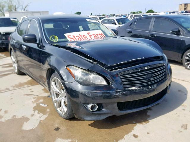 JN1BY1AP6CM334343 - 2012 INFINITI M37 BLACK photo 1