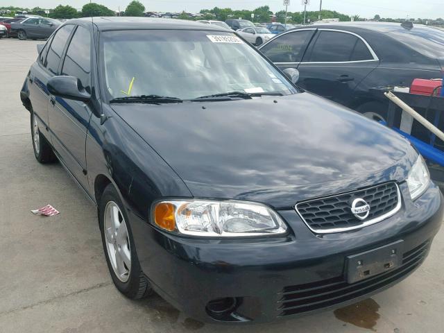 3N1AB51A13L735566 - 2003 NISSAN SENTRA SE- BLACK photo 1