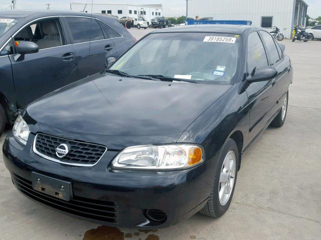 3N1AB51A13L735566 - 2003 NISSAN SENTRA SE- BLACK photo 2