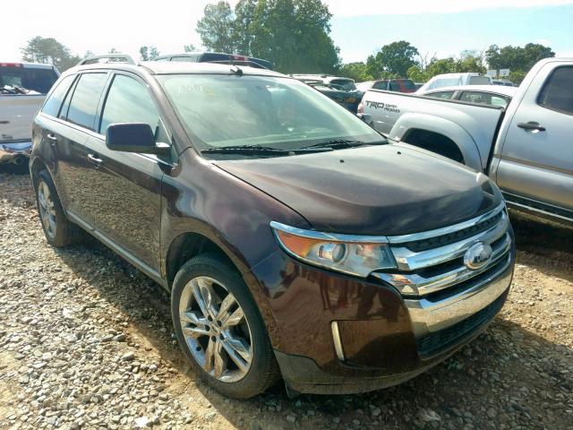 2FMDK3KC8BBA36147 - 2011 FORD EDGE LIMIT BURGUNDY photo 1