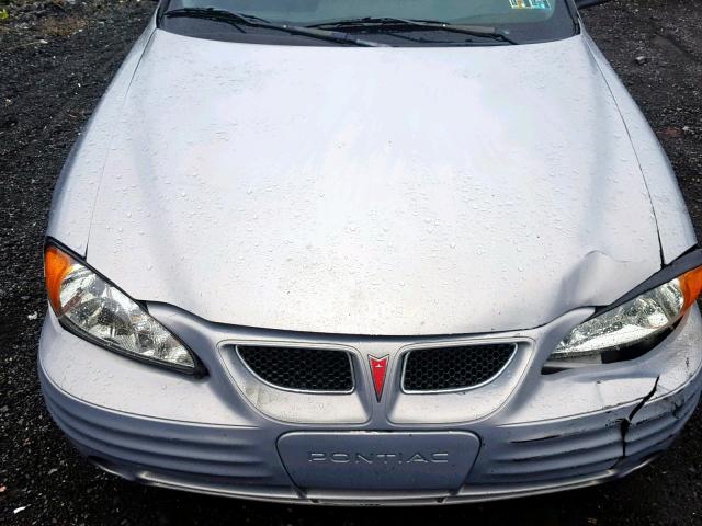 1G2NE52E3XC552988 - 1999 PONTIAC GRAND AM S SILVER photo 7