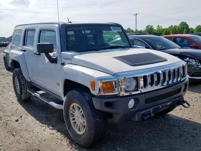 5GTDN13E878184916 - 2007 HUMMER H3 WHITE photo 1