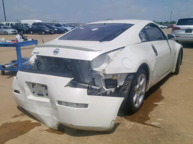 JN1BZ34E07M551525 - 2007 NISSAN 350Z COUPE WHITE photo 4