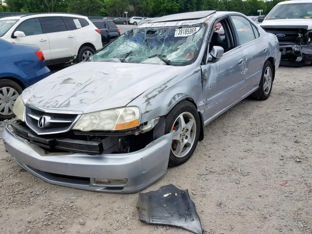 19UUA56672A030909 - 2002 ACURA 3.2TL SILVER photo 2